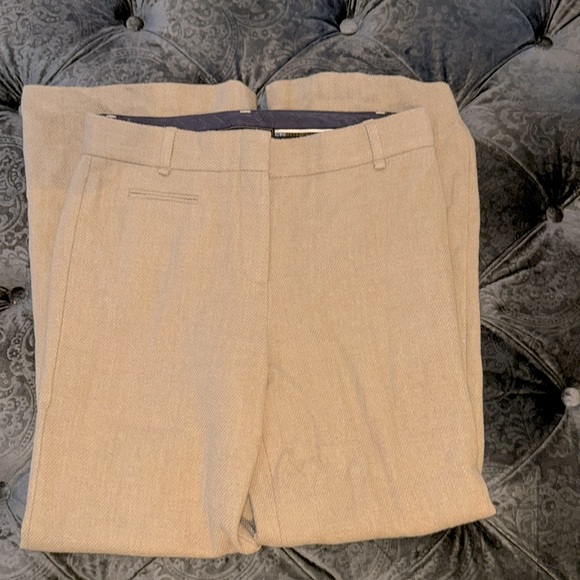 BCBG MaxAzria tan wool pants size 4 - Picture 1 of 7